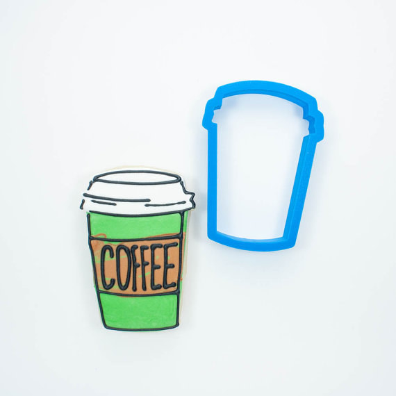 Coffee Mug Cookie Cutter 3 Sizes Tea Fondant