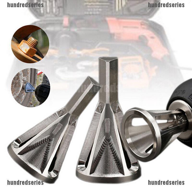Deburring External Chamfer Tool Stainless Steel Remove Burr Tools Drill Bit HS
