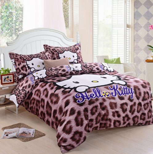 Hello Kitty Fabric Comforter Cover Shell Girl Bedding Bedroom Reversible Twin