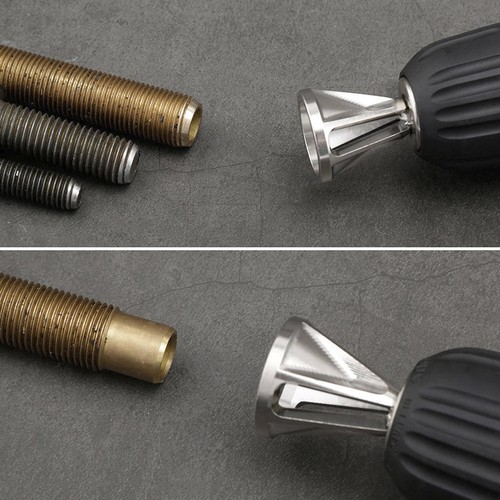 Deburring External Chamfer Tool Stainless Steel Remove Burr Tools Drill Bit HS