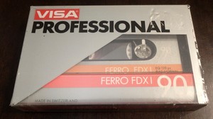 SEALED 1 VISA FERRO FDX I     90      BLANK CASSETTE TAPE