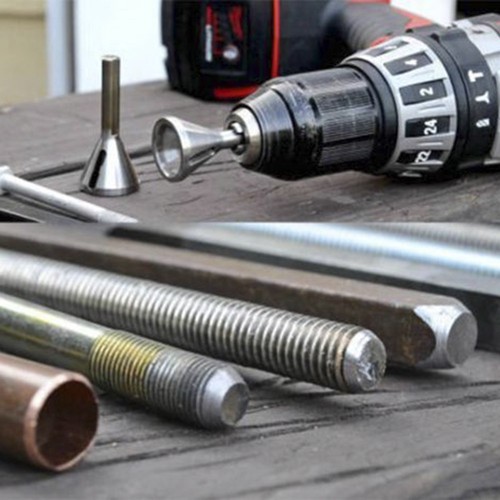 Deburring External Chamfer Tool Stainless Steel Remove Burr Tools Drill Bit HS