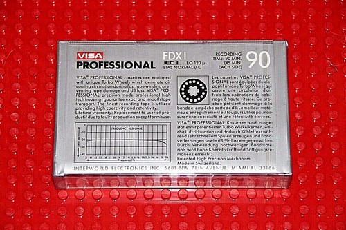 SEALED 1 VISA FERRO FDX I     90      BLANK CASSETTE TAPE