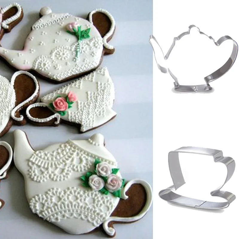 Coffee Mug Cookie Cutter 3 Sizes Tea Fondant