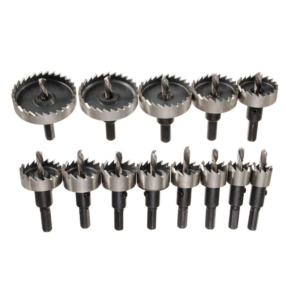 6PCS Hole Saw Tooth HSS Steel Drill Bit Cutter Tool Kit for Metal Wood Alloy US