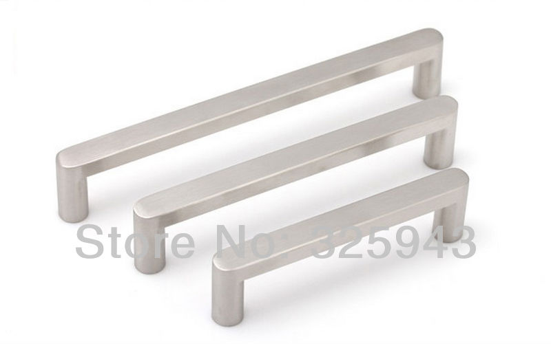 2PCs Top Quality Kitchen Cabinet Cupboard door Drawer Handle Pulls satin nickel